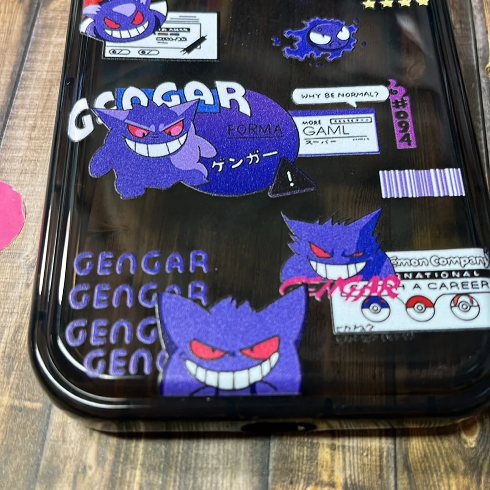 5for$10 Pokemon Gengar Dark Pokemon IPhone 14 Pro Max Phone Case Black Tint NWT